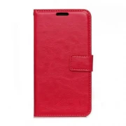 MICROSOFT LUMIA 650 læder cover med kort lommer, rød Mobiltelefon tilbehør