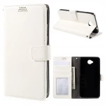 MICROSOFT LUMIA 650 læder pung cover, hvid