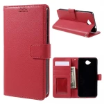 MICROSOFT LUMIA 650 læder pung cover, rød