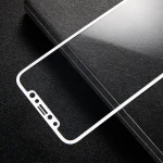 Hel dækkende hærdet glas Iphone Xs / X hvid