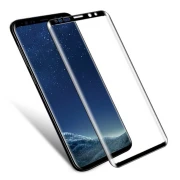 Heldækkende Beskyttelsesglas sort Galaxy S9 Mobil tilbehør