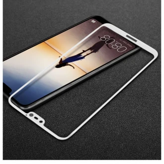 3D heldækkende Beskyttelsesglas til Huawei P20 lite hvid