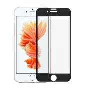 Iphone 7 fuld skærm hærdet beskyttelsesfilm sort Mobiltelefon tilbehør