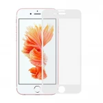 Iphone 8 / 7 / SE (2020) fuld skærm hærdet beskyttelsesfilm hvid