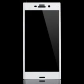 Sony Xperia XZ hærdet fuld skærm beskyttelse hvid