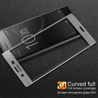 til Sony Xperia XZ premium hel dækkende skærm beskyttelse hvid