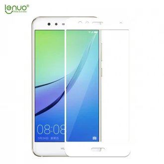 Til Huawei P10 lite fuld dækkende skærm beskyttelse hvid