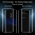 2 i 1 Samsung Galaxy S8 plus beskyttelsesfilm for og bagside