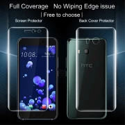 2 i 1 Htc U 11 beskyttelsesfilm for og bagside Mobil tilbehør