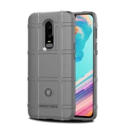 Rugged armor cover grå Oneplus 6 Mobil tilbehør