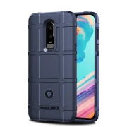 Rugged armor cover blå Oneplus 6 Mobil tilbehør