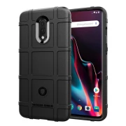 Rugged shield case Oneplus 7 sort Mobil tilbehør