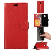 Klassisk flip cover Nokia 3 rød