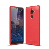 C-style armor cover Nokia 7 plus rød