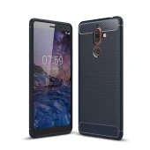 C-style armor cover Nokia 7 plus blå
