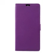 Klassisk flip cover med lommer lilla Nokia 6 Mobilcover