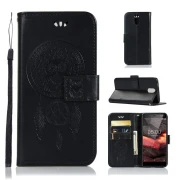 Cover med mønster sort Nokia 3.1 (2018) Mobil tilbehør