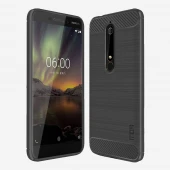 Nokia 6.1 (2018) C-style armor cover grå