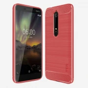 Nokia 6.1 (2018) C-style armor cover rød Mobil tilbehør