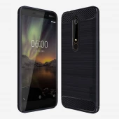 Nokia 6.1 (2018) C-style armor cover blå