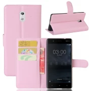 Vilo flip cover pink Nokia 3 Mobilcovers