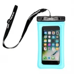 Vandtæt taske til telefon str 20,5 x 11,5 x 1,5 blå