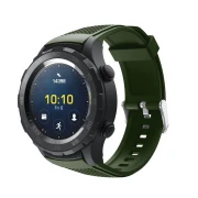 grøn Sports silicone rem Huawei Watch 2 Smartwatch tilbehør