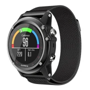 Garmin Fenix 3 luksus milanese urrem sort Smartwatch tilbehør