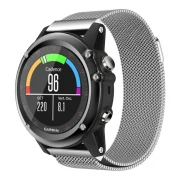 Garmin Fenix 3 luksus milanese urrem sølv Smartwatch tilbehør