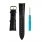 Apple watch 42/44mm sort læder rem croco Smartwatch tilbehør