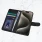 sort Lavann flip cover Samsung A06 Mobil tilbehør