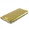 SAMSUNG GALAXY S6 EDGE dot view læder cover, guld Mobiltelefon tilbehør