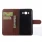 Samsung Galaxy J5 etui med lommer brun Mobiltelefon tilbehør