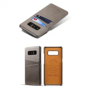 Samsung Galaxy Note 8 cover med kortholder grå Mobilcovers