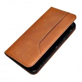 Slim vintage flip etui iPhone 11 Pro brun