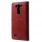 LG G3 S læder cover med lommer, rød Mobiltelefon tilbehør