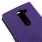 LG G4C læder cover med kort lommer, lilla Mobiltelefon tilbehør