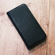Læder etui Samsung A10 sort Mobil tilbehør