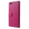 HUAWEI HONOR 4X læder cover med lommer, rosa Mobiltelefon tilbehør