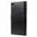 HUAWEI ASCEND P8 læder cover med kort lommer, sort Mobiltelefon tilbehør