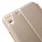 HUAWEI Y6 læder cover med vindue, champagne Mobiltelefon tilbehør