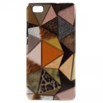 HUAWEI ASCEND P8 læder bag cover, orange - brun