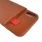 Viser Iphone Xs case med 2 kort lommer brun
