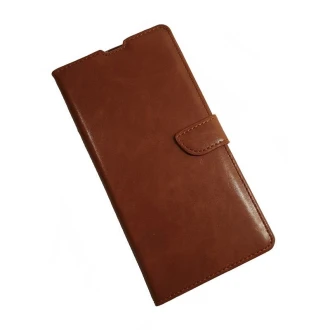 Klassisk etui Samsung Galaxy A70 brun