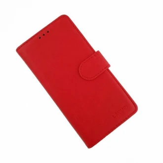 LA læder flip etui Samsung Galaxy A20e rød