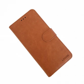 LA læder flip etui Samsung Galaxy S20 Ultra brun