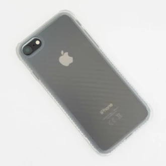 Roar Armor Carbon case til Iphone 7-8 hvid transparent