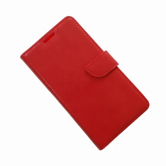 HUAWEI ASCEND Y530 læder cover med kort lommer, rød