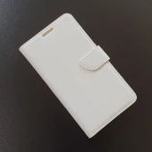 HUAWEI ASCEND Y530 læder cover med kort lommer, hvid