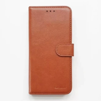 Lavann læder flip cover iPhone 15 Plus Brun